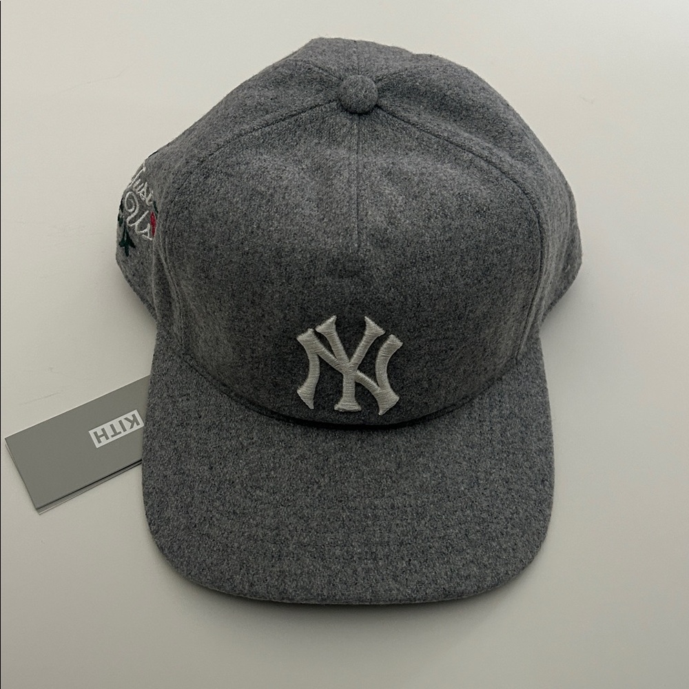New KITH & '47 New York Yankees Wool Rose hitch snapback (grey)